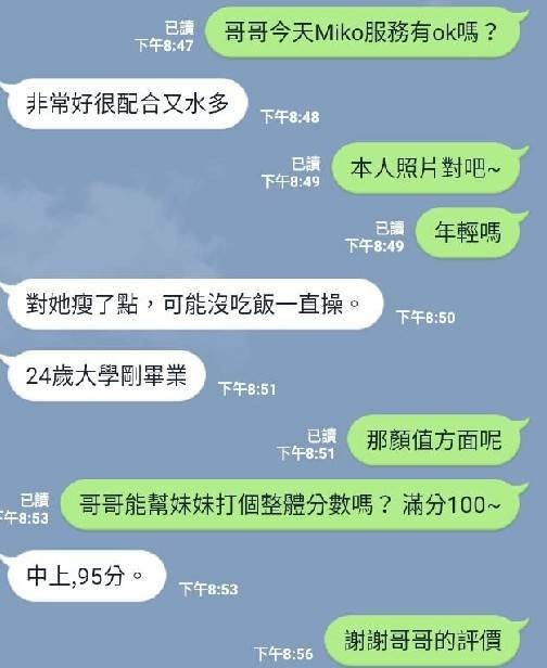 台灣台中Miko外約圖片